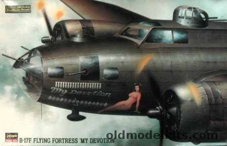 Hasegawa 1/72 Boeing B-17F Flying Fortress 'My Devotion', K109 plastic model kit